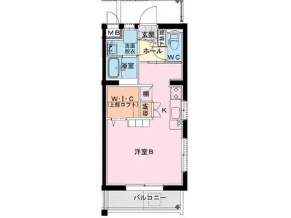 ヴェール瀬頭(ワンルーム/4階)の間取り写真