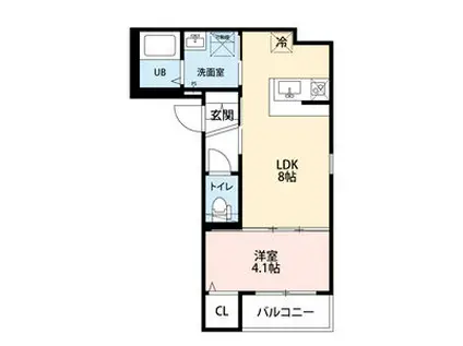 ROBOT HOME 平針ロボットホームヒラ(1LDK/2階)の間取り写真