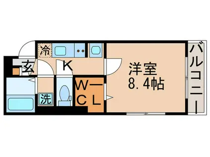 GLORY KANAMACHI(1K/1階)の間取り写真