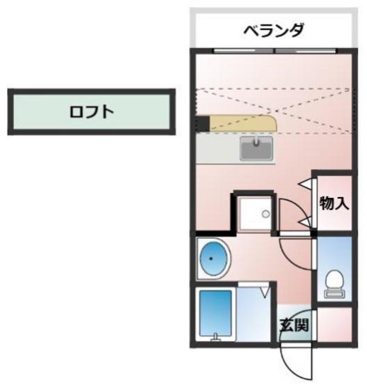 金屋町グランデ(ワンルーム/8階)の間取り写真