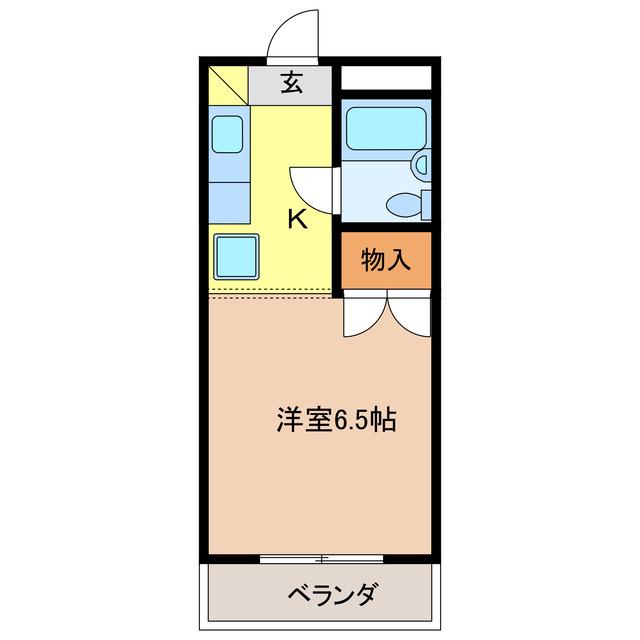 メゾン オット(1K/3階)の間取り写真