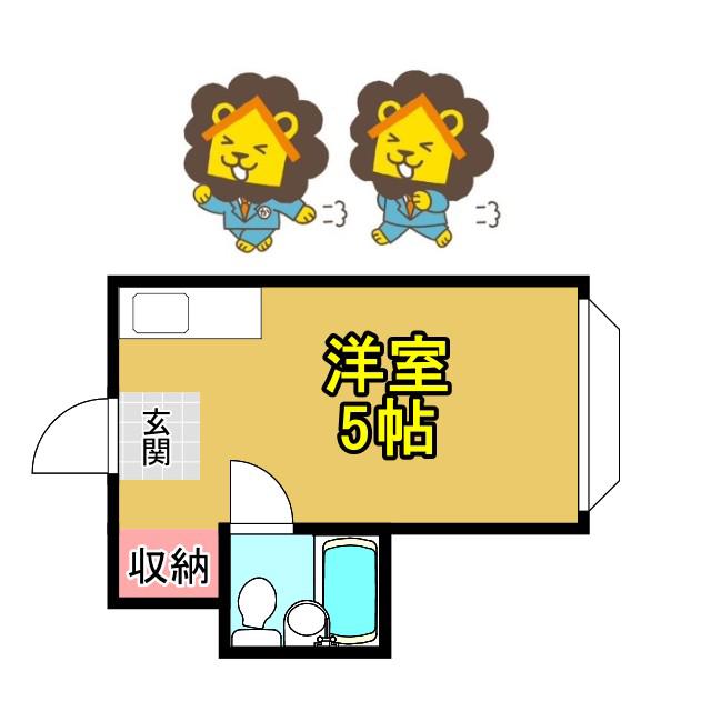 ラパンジール都島(ワンルーム/6階)の間取り写真