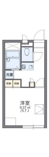 レオパレスフォレストいずみ(1K/2階)の間取り写真