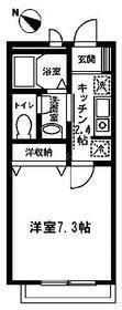 グリーンシーダ(1K/2階)の間取り写真