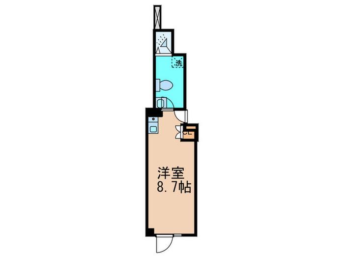APEX秋葉原(ワンルーム/5階)の間取り写真