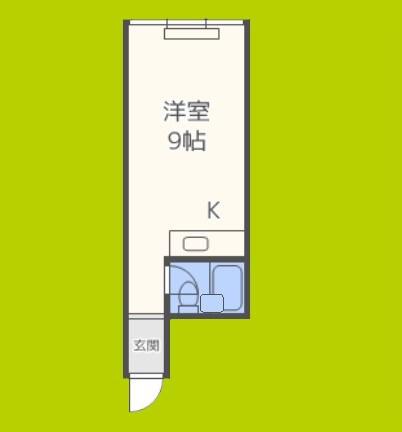 新大阪コーポビアネーズ(ワンルーム/10階)の間取り写真