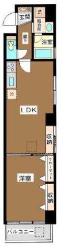 ヴィラエテールナ(1LDK/2階)の間取り写真