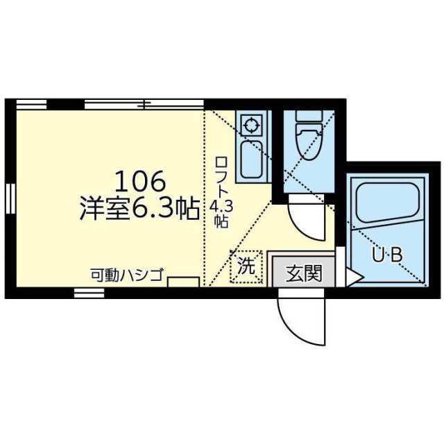 ユナイト大島ADオリベッティ(ワンルーム/1階)の間取り写真