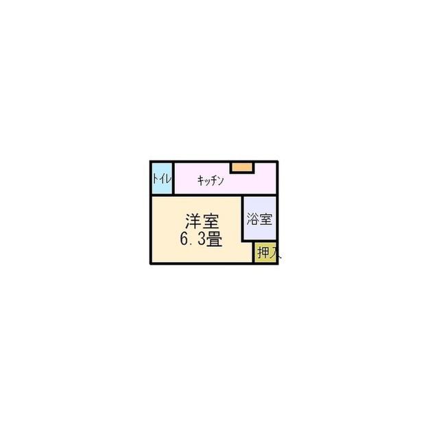 パーソナルマンション東桂(1K/2階)の間取り写真