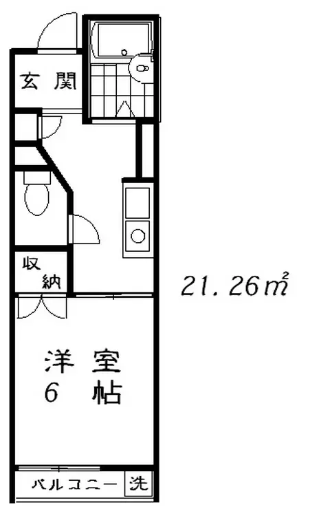 サンムラカミ17番館 4階階 間取り