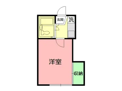 戸塚第22レジデンス(1K/2階)の間取り写真