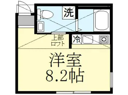 NEST冷泉町(ワンルーム/1階)の間取り写真