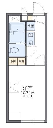 レオパレスVIVI芦屋(1K/2階)の間取り写真