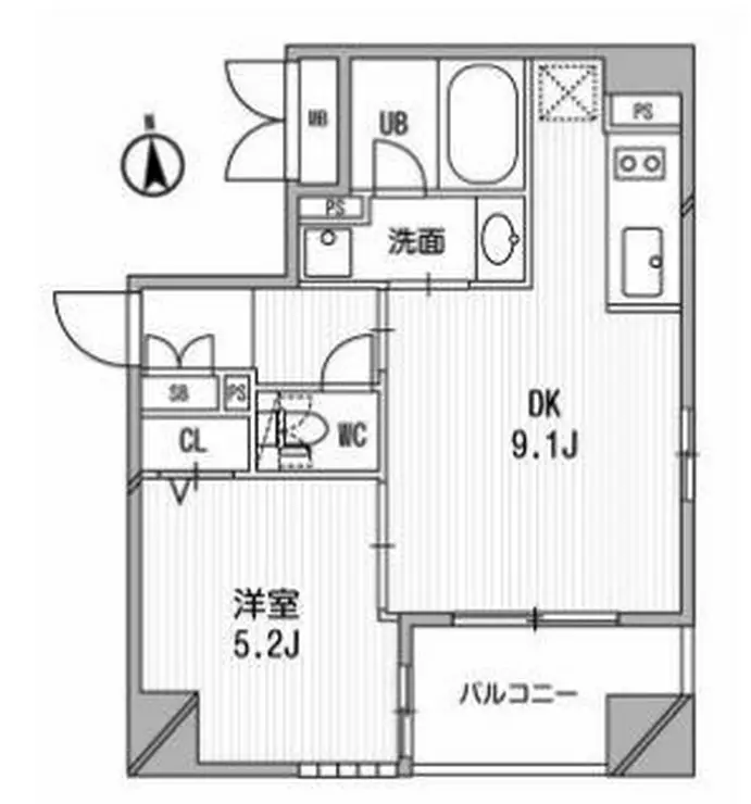 クリオ三田ラ・モード 4階階 間取り