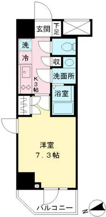 ACOLT府中緑町 5階階 間取り