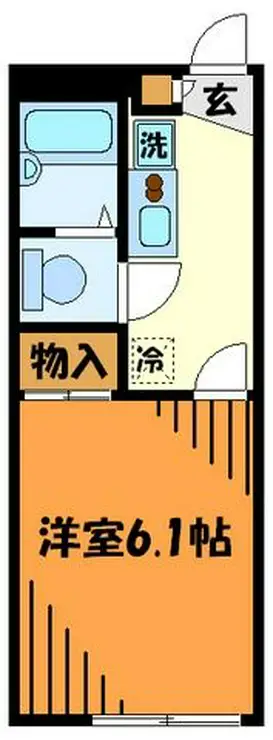 レオパレスルシータ21 2階階 間取り