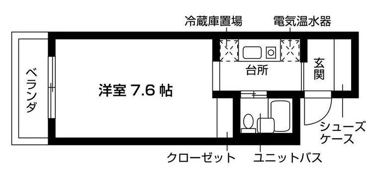カルダモーム 1階階 間取り