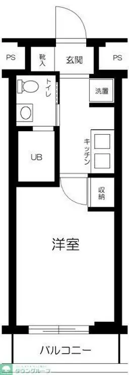 スカイコート神田第2 11階階 間取り