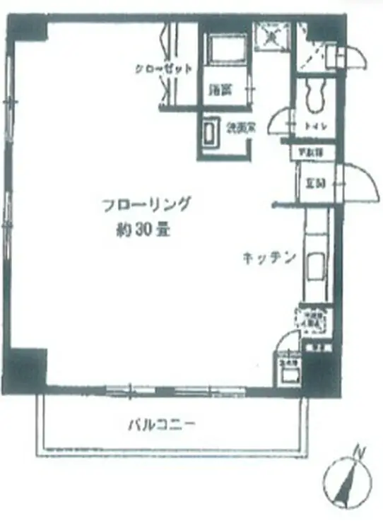 東建ニューハイツ西新宿 10階階 間取り