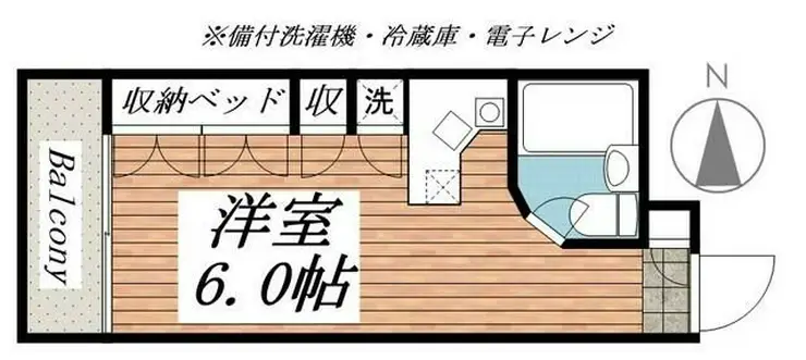 ラ・パルフェ・ド・コントゥール 3階階 間取り