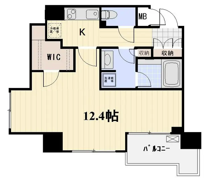 プロスペクト日本橋小網町 7階階 間取り