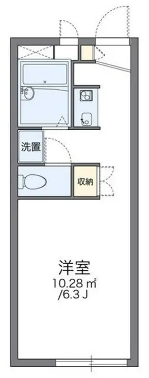 レオパレスシャルム 2階階 間取り