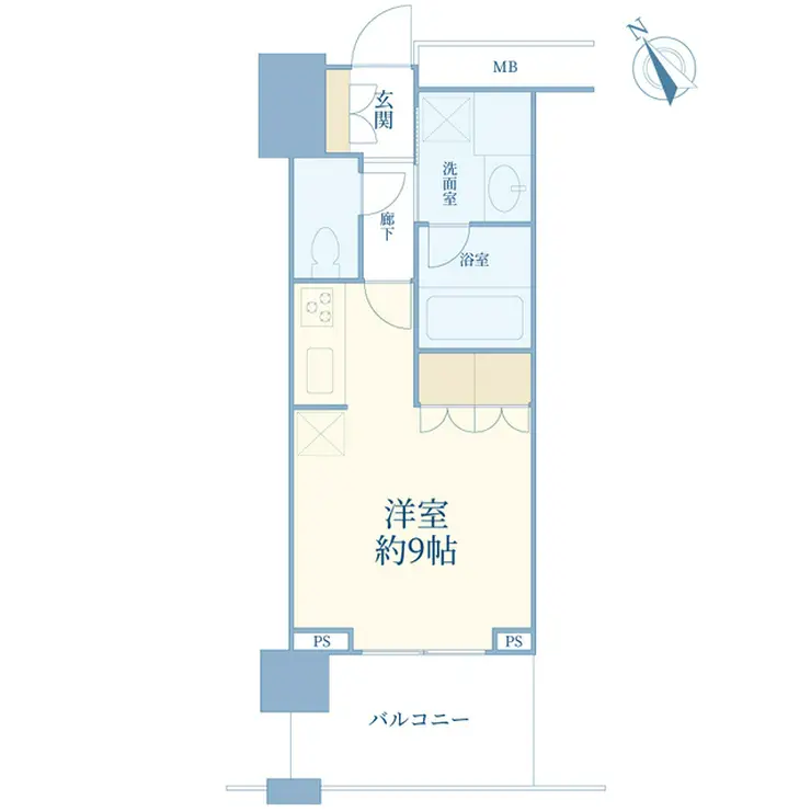 クロスエアタワー 12階階 間取り