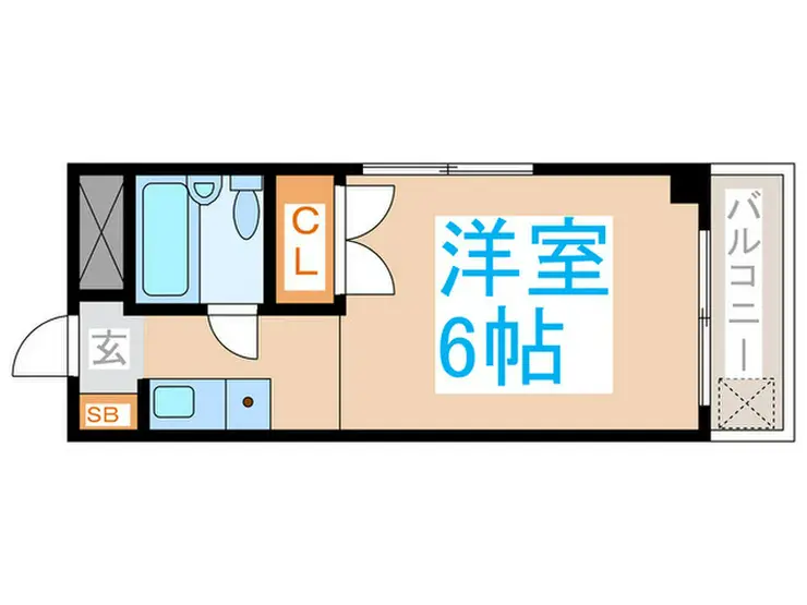シティフラット25 3階階 間取り