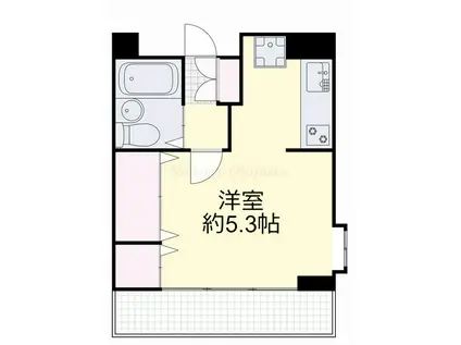 ジュネス医大東(1K/3階)の間取り写真