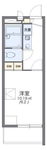 レオパレスSKYCOURT(1K/3階)の間取り写真