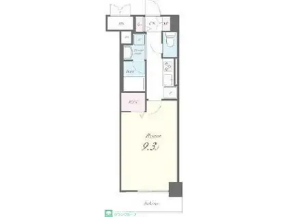 GRANTAGE FUJIMI(1K/6階)の間取り写真