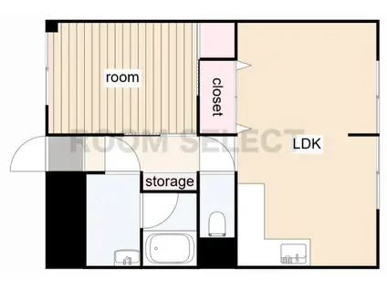 トーカングランドマンション栄(1LDK/5階)の間取り写真