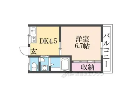 サニーハイツ(3DK/2階)の間取り写真