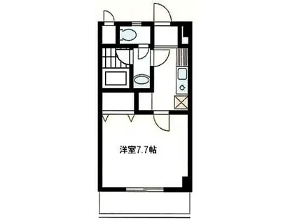 PLUM FIELD(1K/3階)の間取り写真