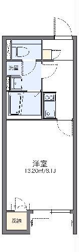 レオネクストひばり(1K/2階)の間取り写真