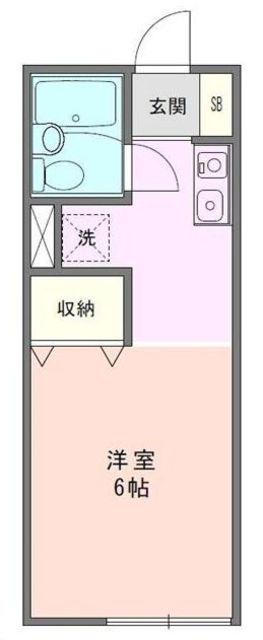 エスプリ片倉A棟(ワンルーム/1階)の間取り写真