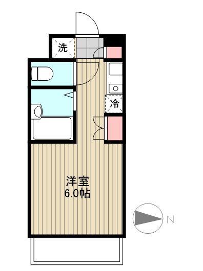 ラヴオラーレ高島平(1K/3階)の間取り写真