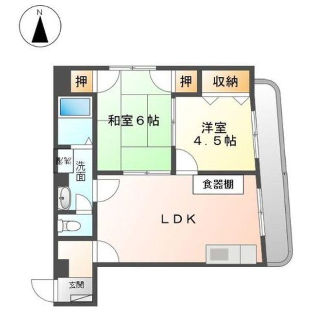 セーフティメゾン新富士(3SLDK/3階)の間取り写真
