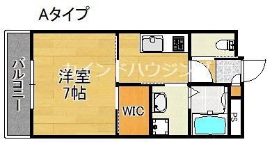 C.BIEN-ETRE(1K/2階)の間取り写真