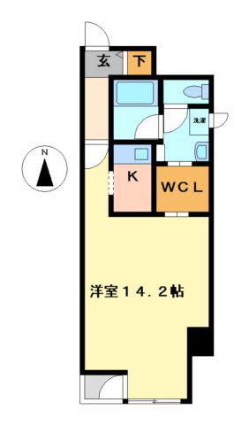 CONDE葵一丁目(1K/5階)の間取り写真