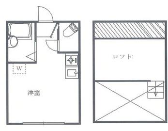 アーバンプレイス高円寺III(ワンルーム/2階)の間取り写真