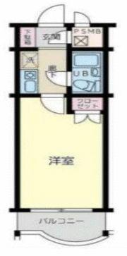 日神パレス桜台第2(1K/2階)の間取り写真