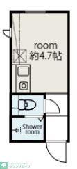 PROTO吉祥寺(ワンルーム/3階)の間取り写真