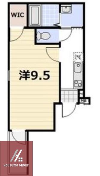 フジパレス服部本町II番館(1K/1階)の間取り写真