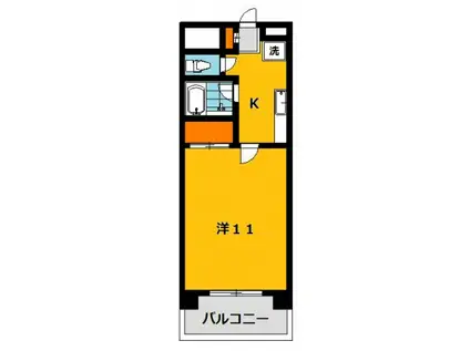 フローラ大塚弐番館(1K/2階)の間取り写真