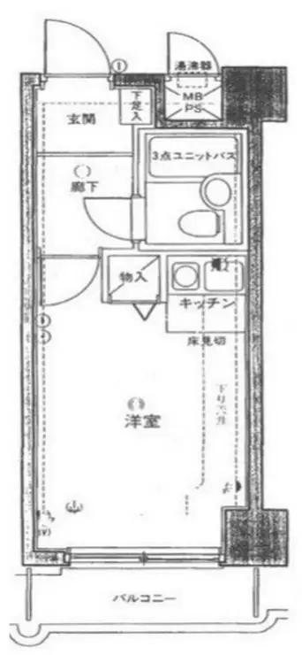ライオンズマンション川崎第13 7階階 間取り