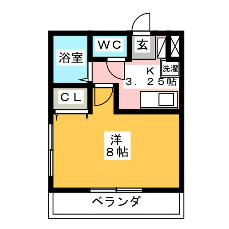 エクセルシア 2階階 間取り
