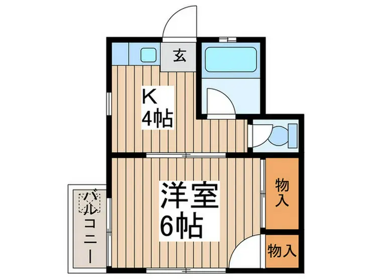 川上ハイツ 2階階 間取り