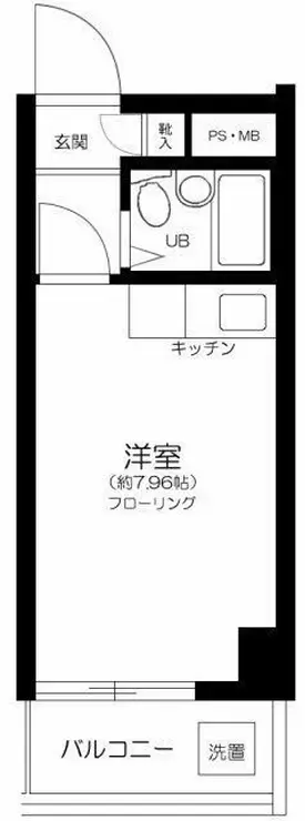 ダイアパレス調布 2階階 間取り