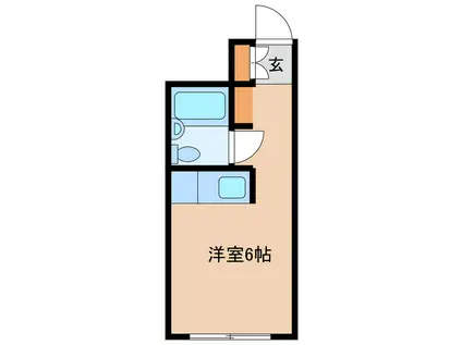 ノースパレス1・12(ワンルーム/3階)の間取り写真
